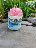 FLOWER CANDLES; The Strength of The Lotus (Multiple Colors)