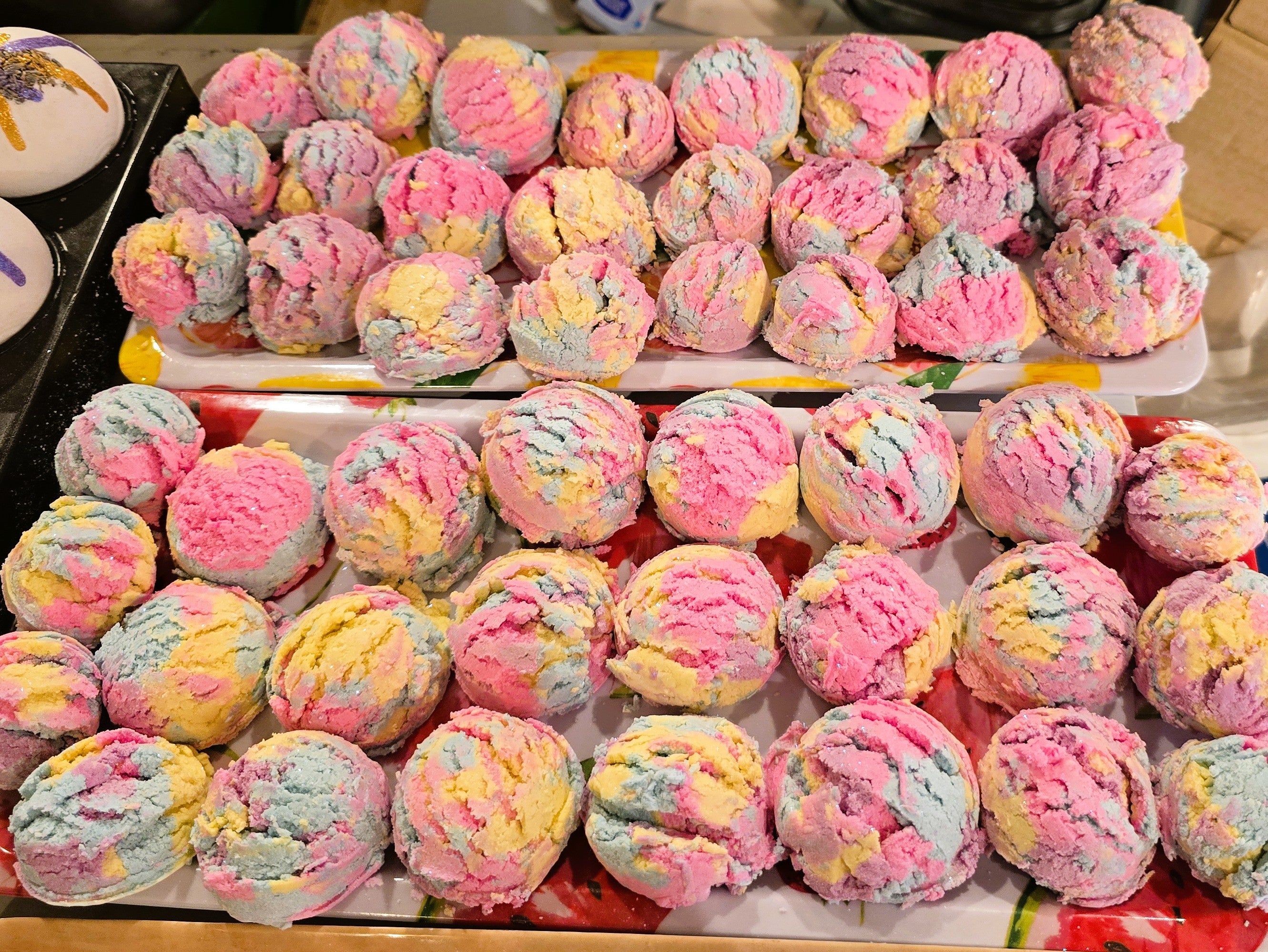 Cup of Super Bubbly Bubble-Bath Scoops (Unicorn Poops)
