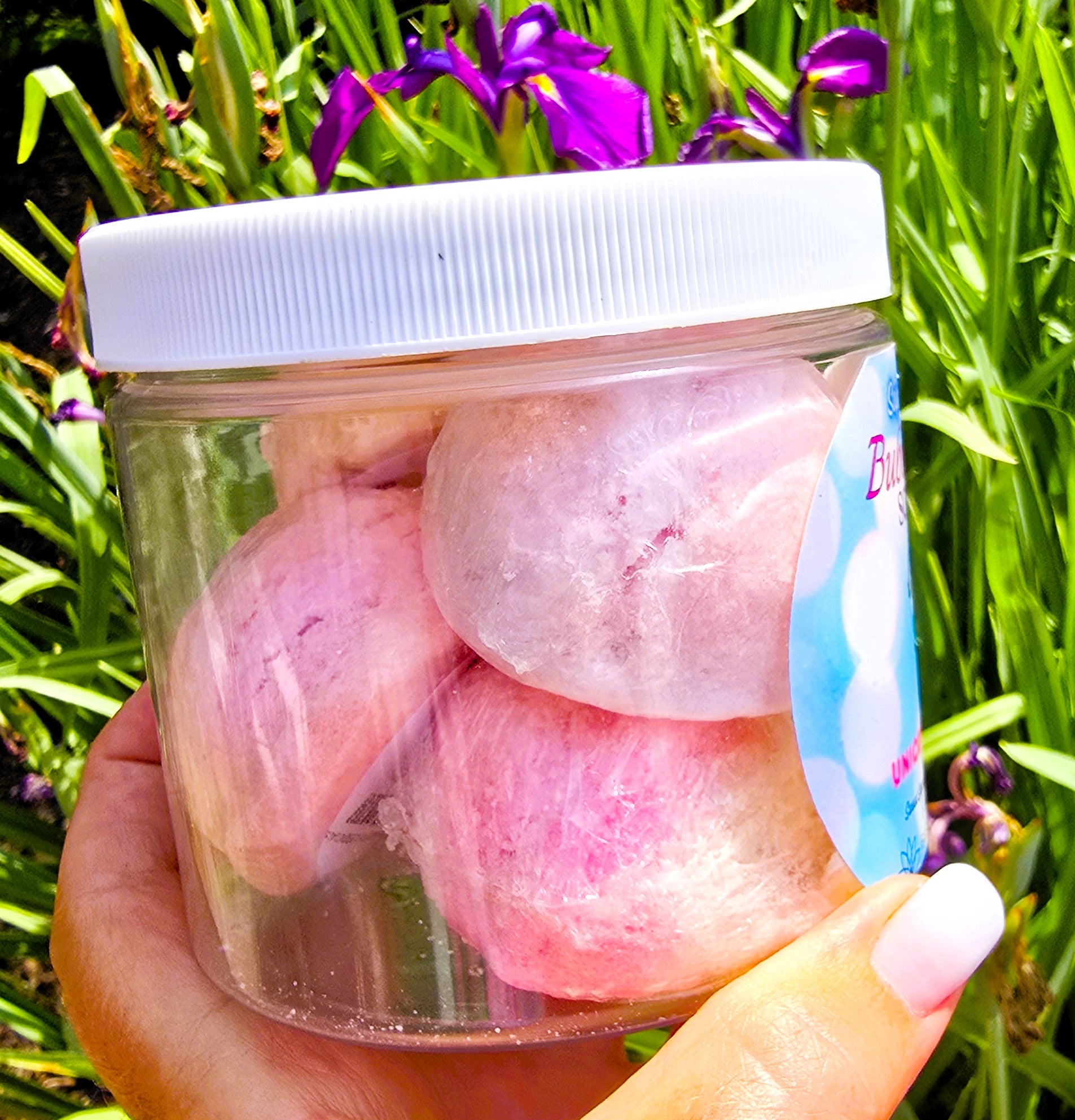 Cup of Super Bubbly Bubble-Bath Scoops (Unicorn Poops)