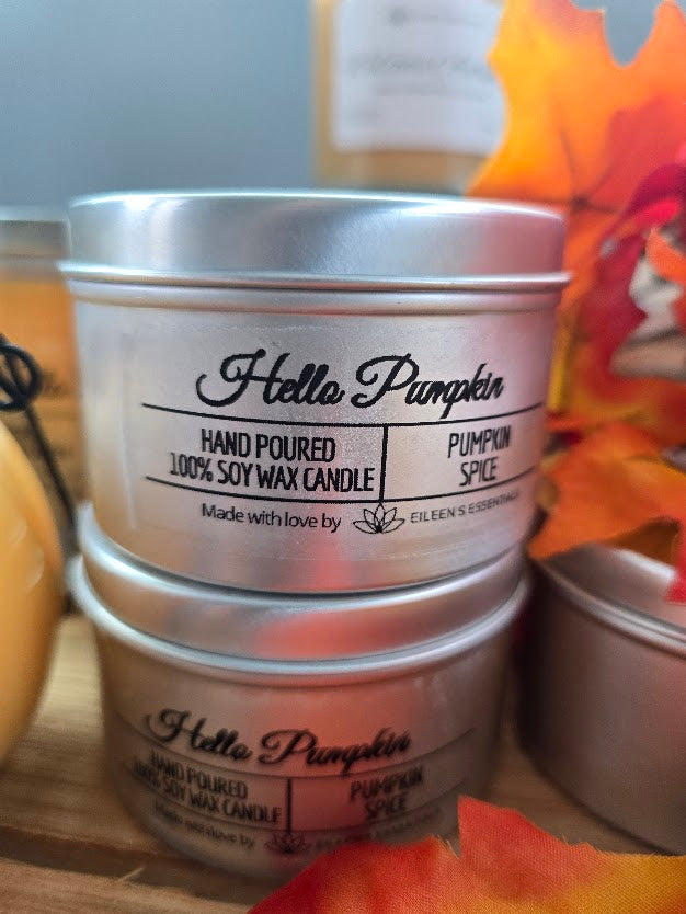 "Hello Pumpkin" Travel Tin Candle - Limited Edition