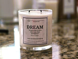 Inspirational Glass Candle; DREAM