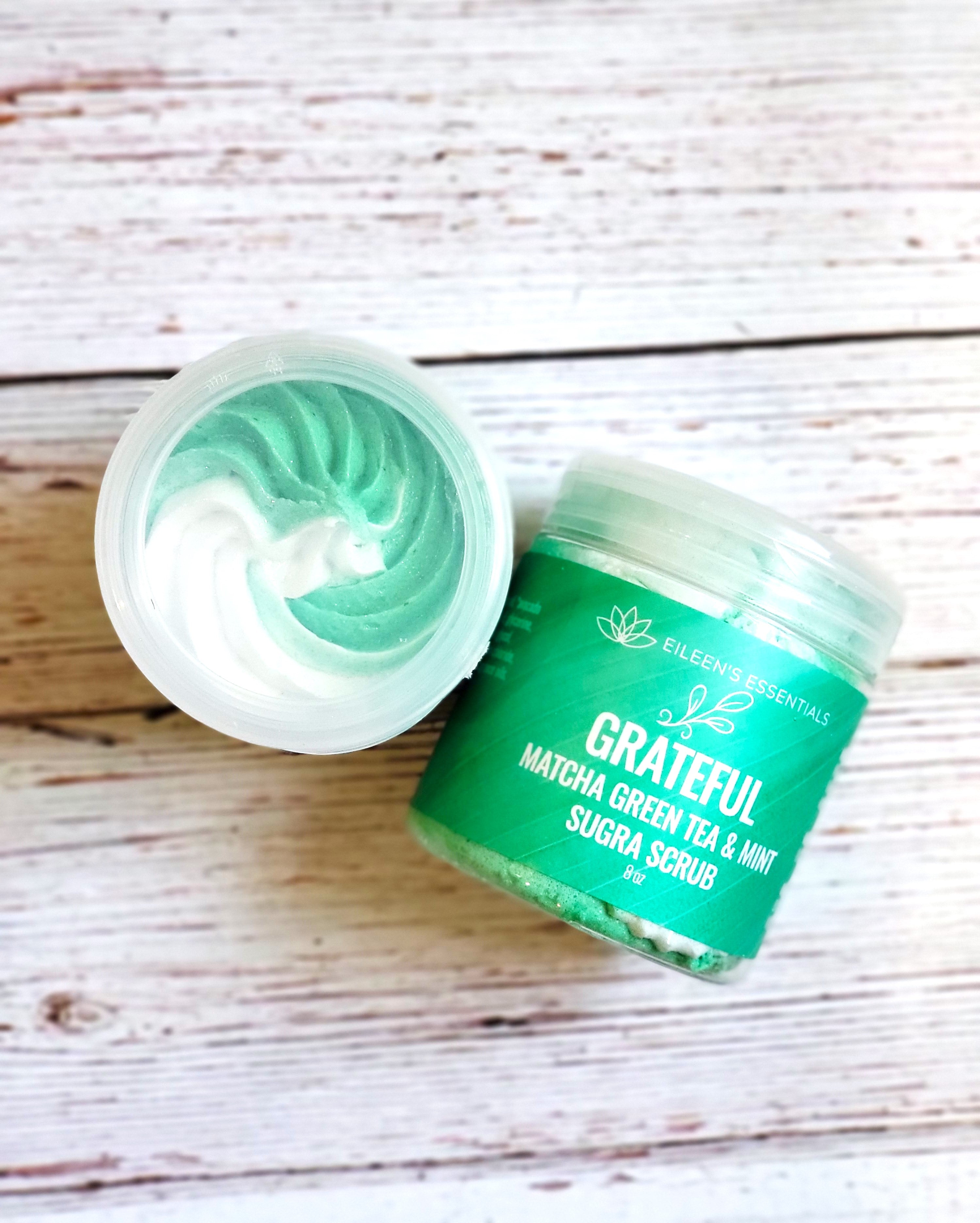 Colorful swirled whipped sugar scrub by eileen's essentials