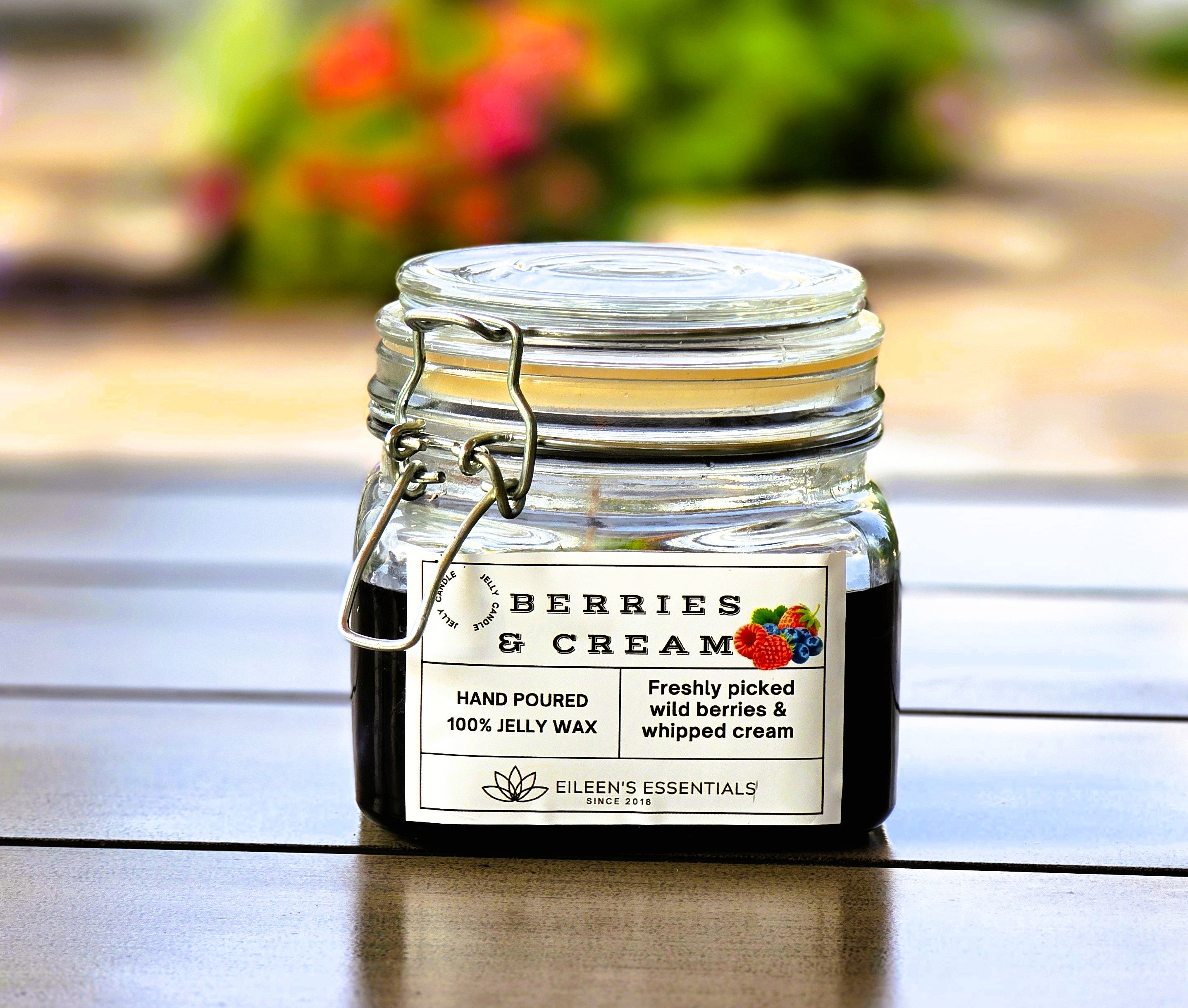 Jelly Candles; Berries & Cream