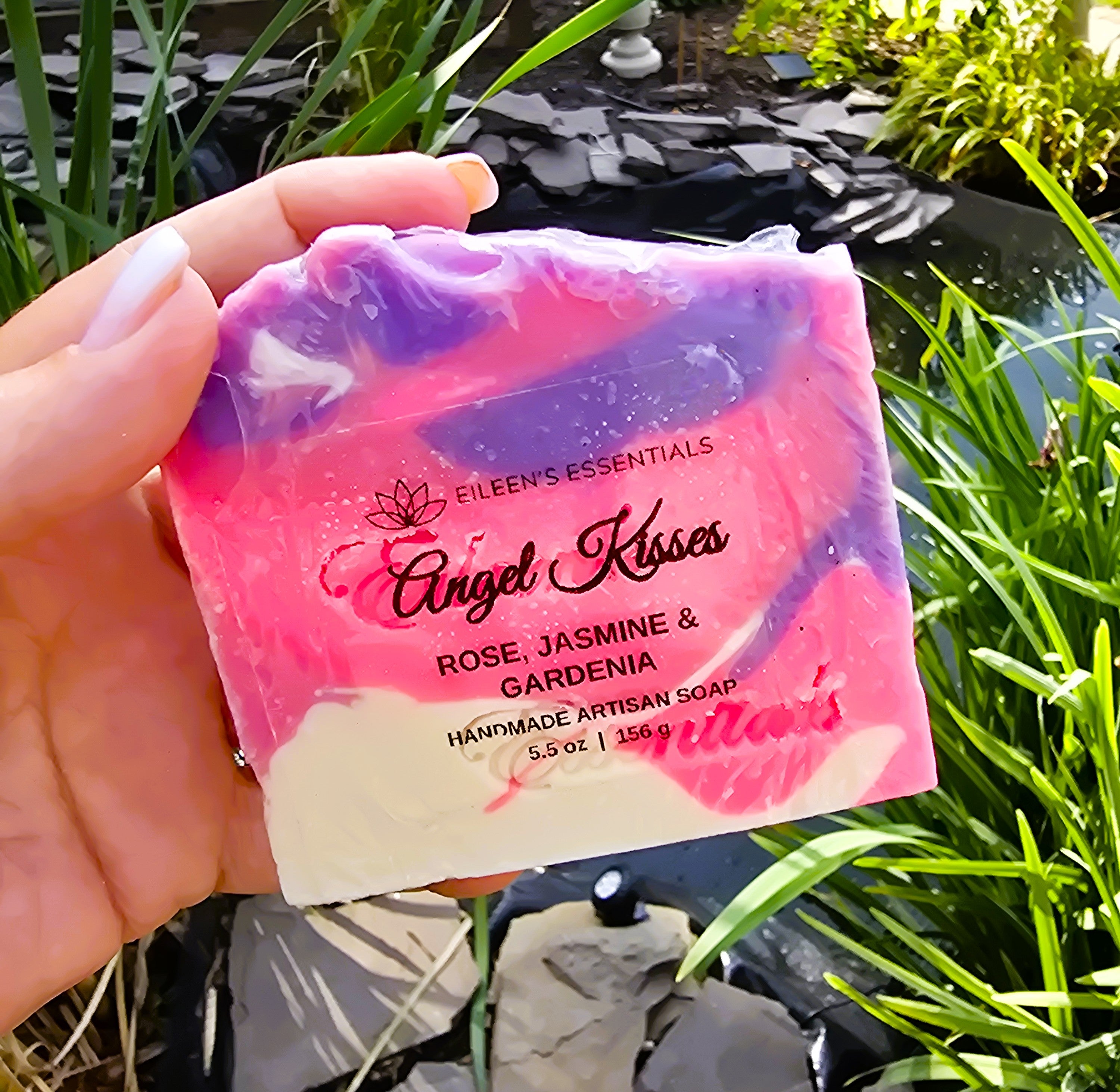 Angel Kisses (Rose, Jasmine & Gardenia) Artisan Soap