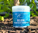 Colorful swirled whipped sugar scrub by eileen's essentials