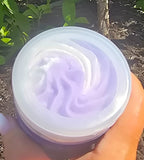 Colorful swirled whipped sugar scrub by eileen's essentials