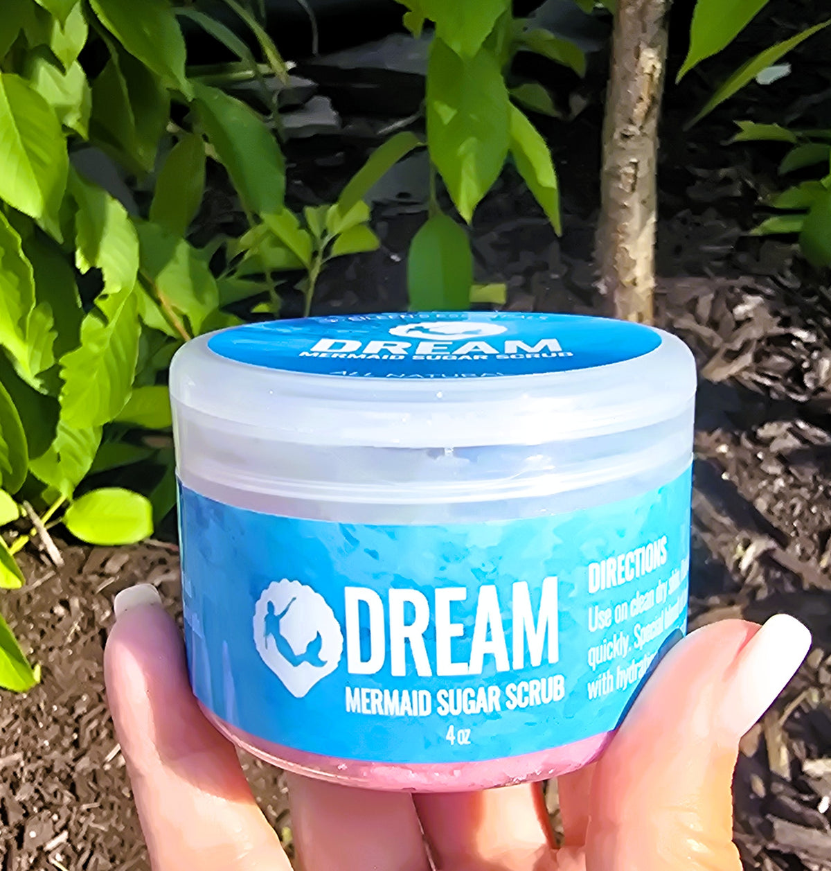 Whipped Sugar Scrub; DREAM (Mermaid; Citrus & Coconut)