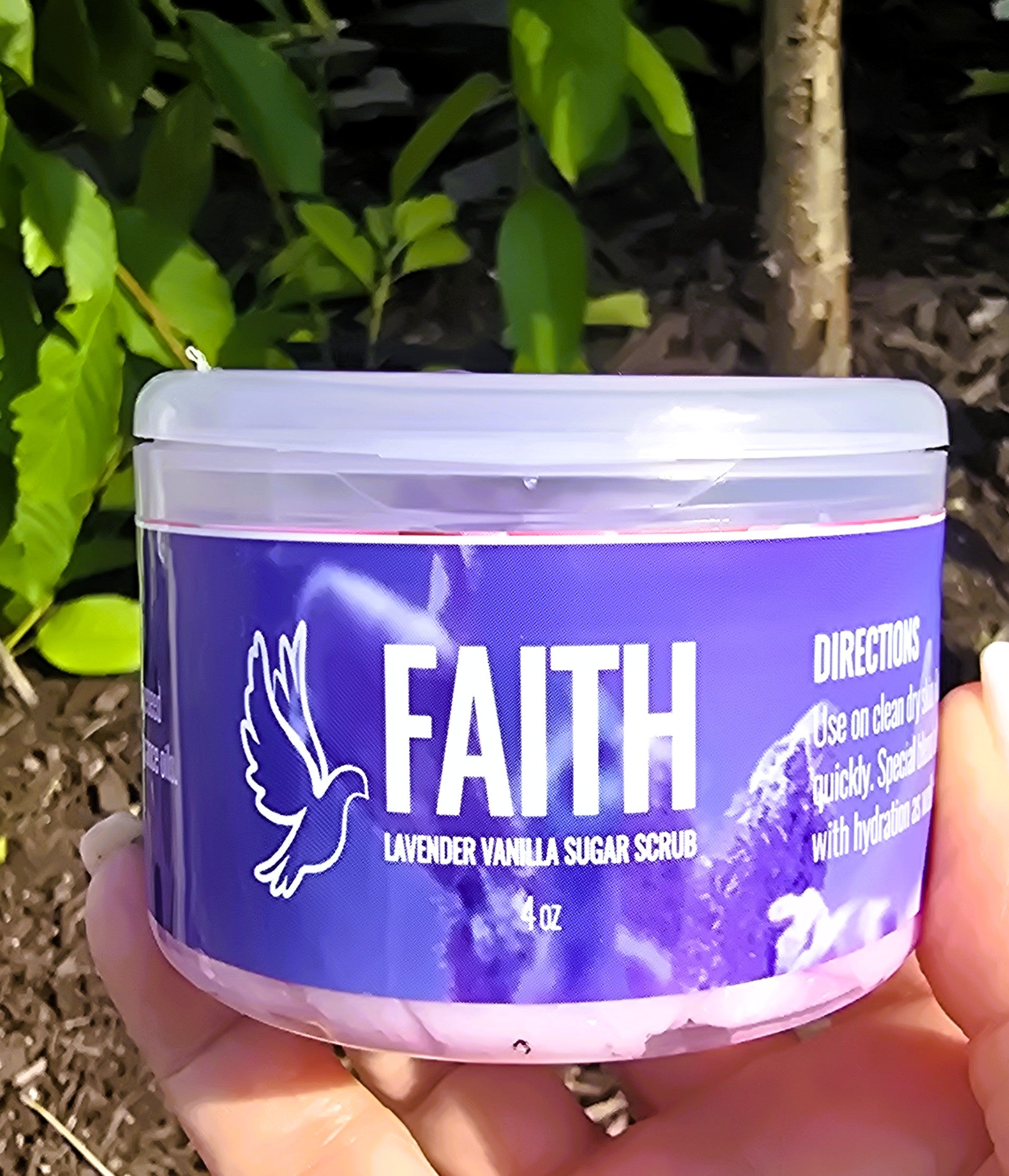 Skincare Collection/Sugar Scrub; "FAITH" (Lavender & Vanilla)