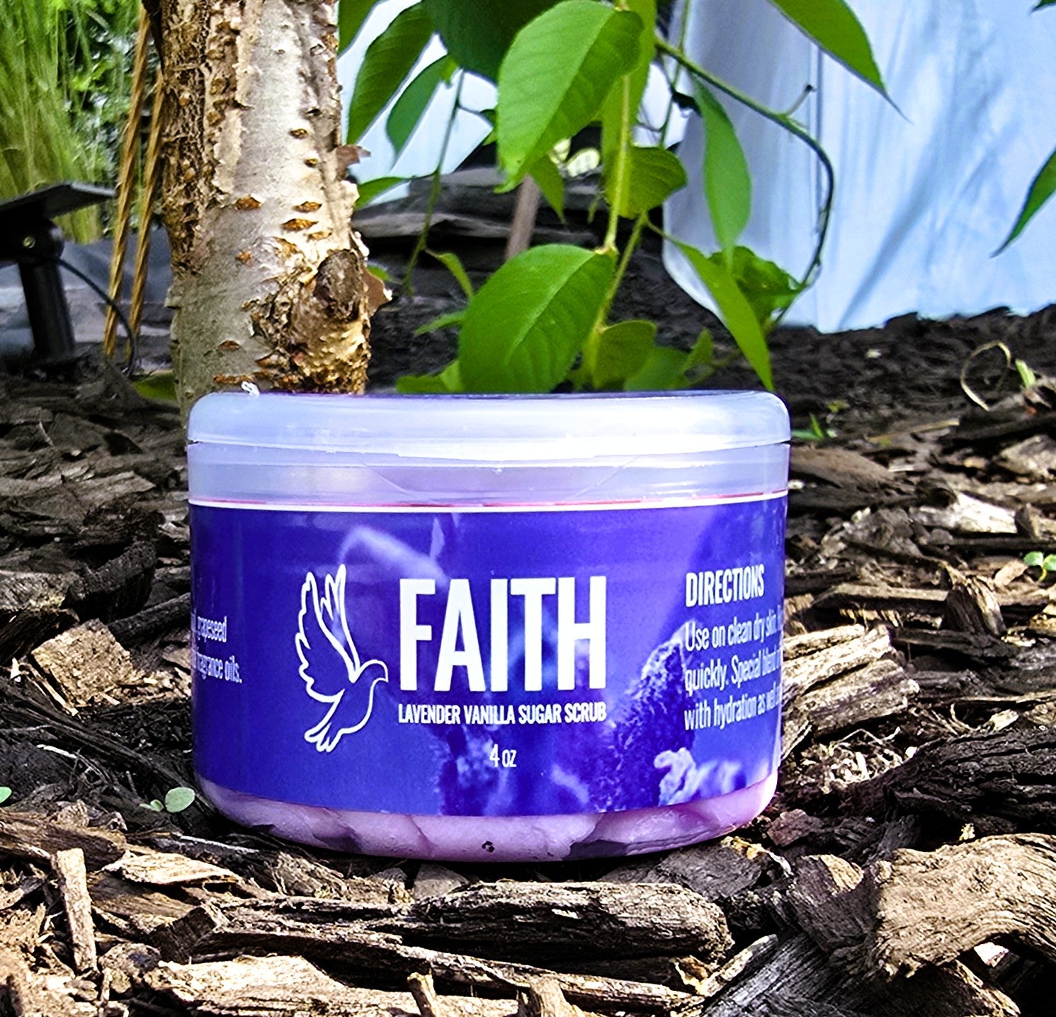 Skincare Collection/Sugar Scrub; "FAITH" (Lavender & Vanilla)