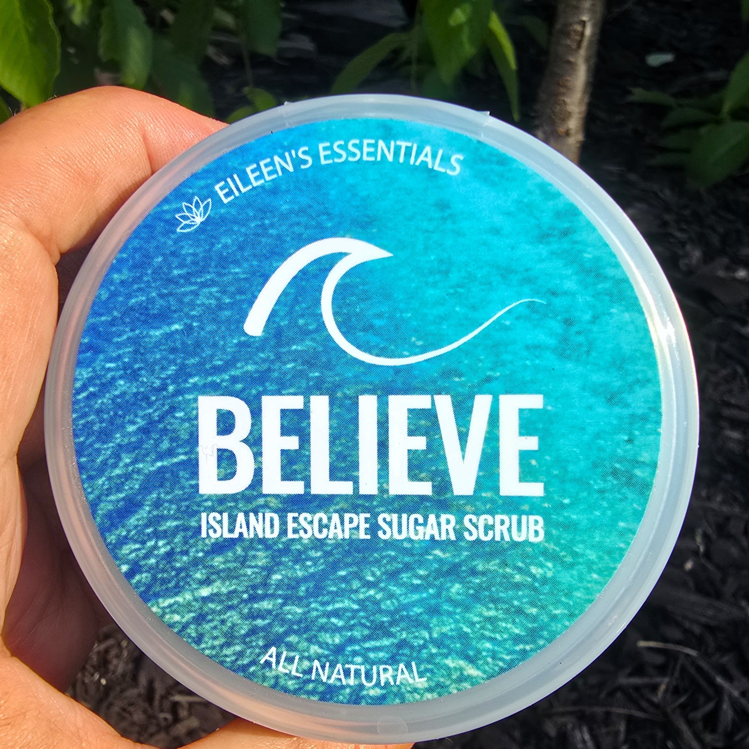 Colorful swirled whipped sugar scrub by eileen's essentials