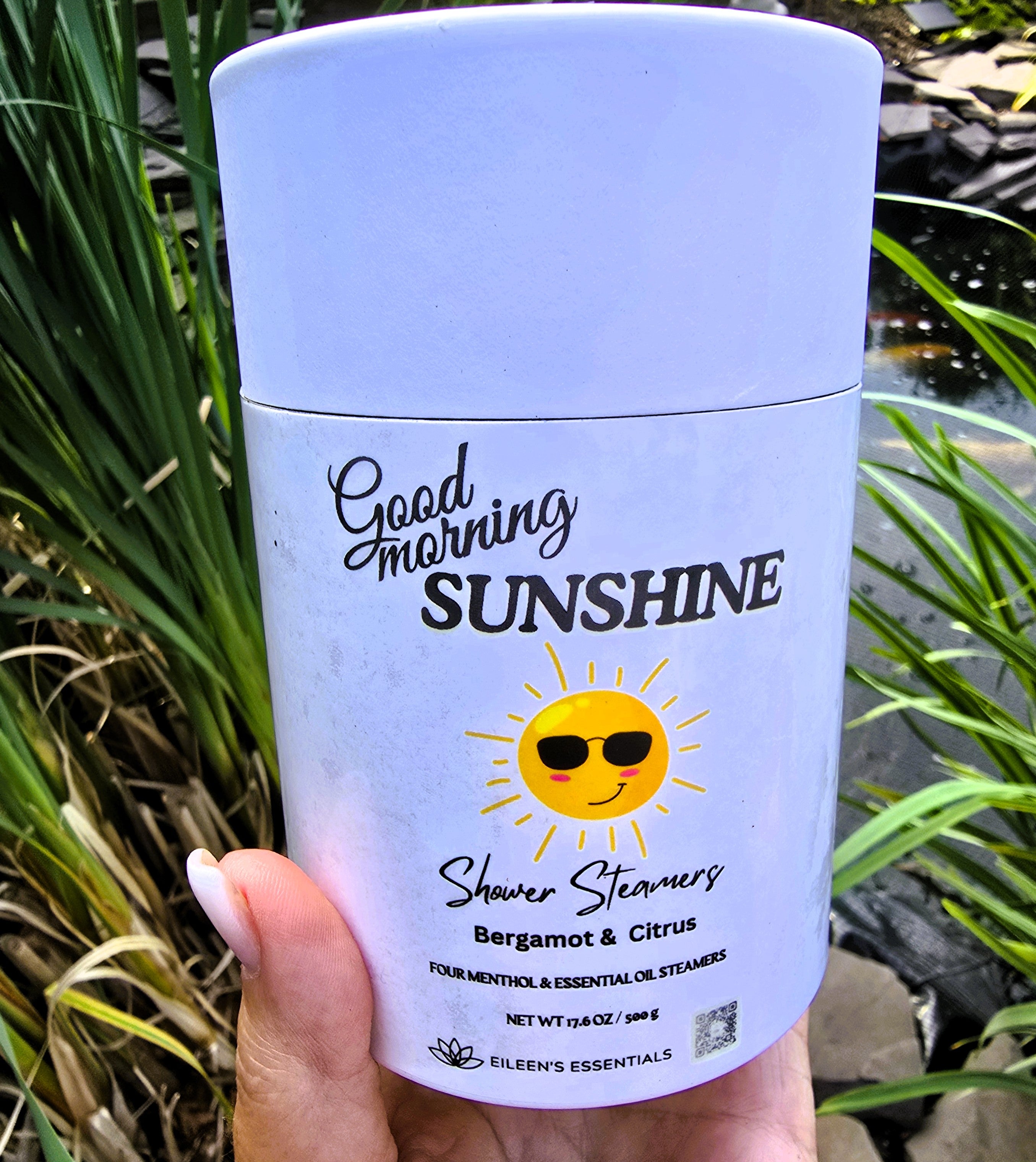 "Good Morning Sunshine" Mentholated Shower Steamers; Bergamot, Citrus & Menthol