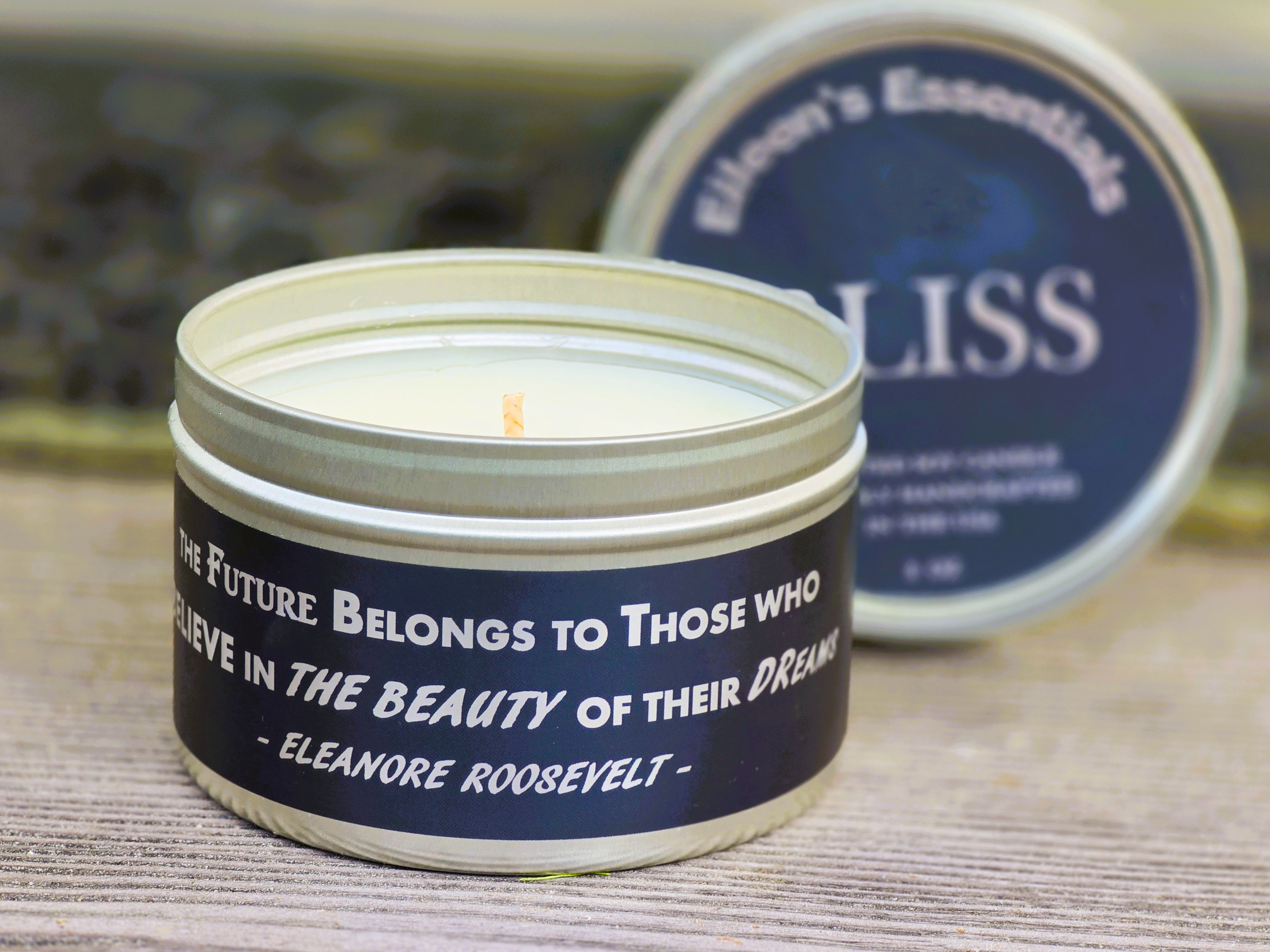 Inspirational Travel (Tin) Candle; BLISS