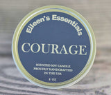 Inspirational Travel (Tin) Candle; COURAGE