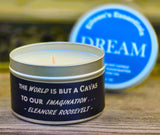 Inspirational Travel (Tin) Candle; DREAM