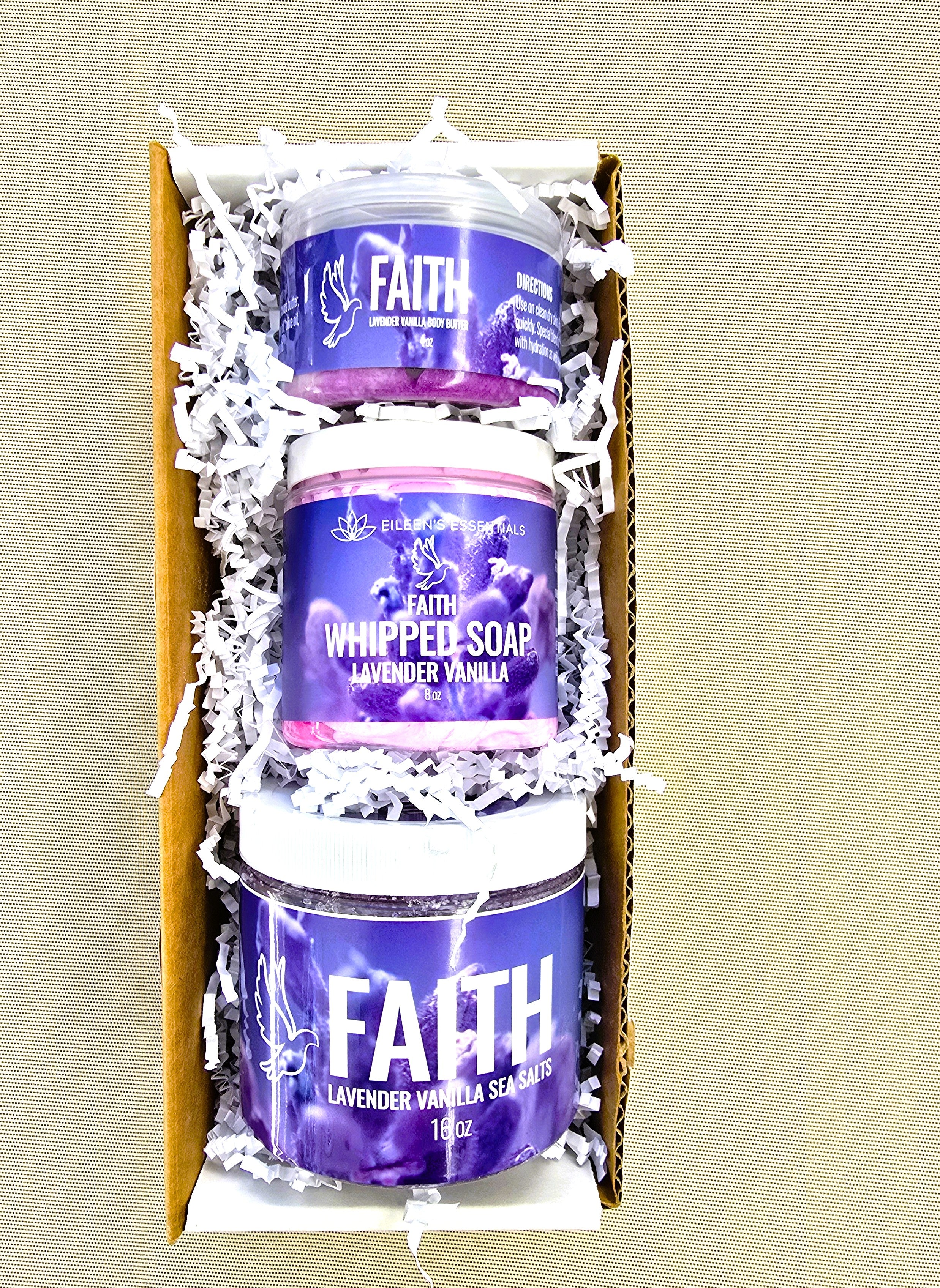 Skincare Collection/Whipped Soap; FAITH (Lavender & Vanilla)