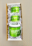 Skincare Collection/Sugar Scrub; "HAPPY" (Eucalyptus & Mint)