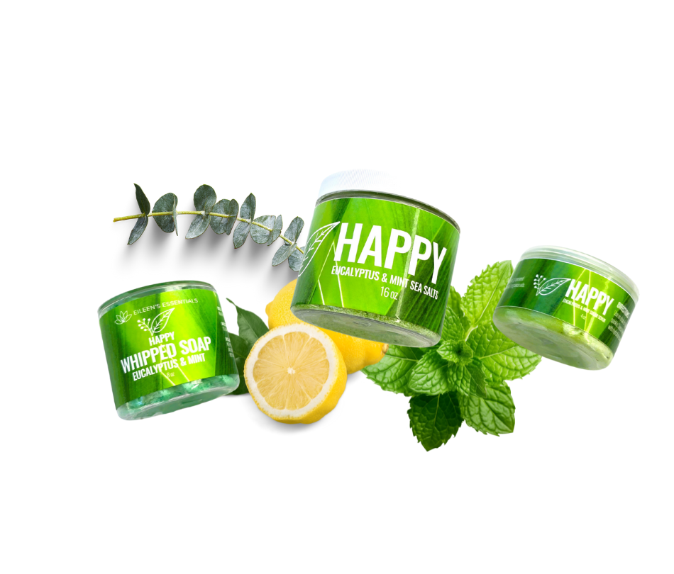 Skincare Collection/Whipped Soap; HAPPY (Eucalyptus & Mint)