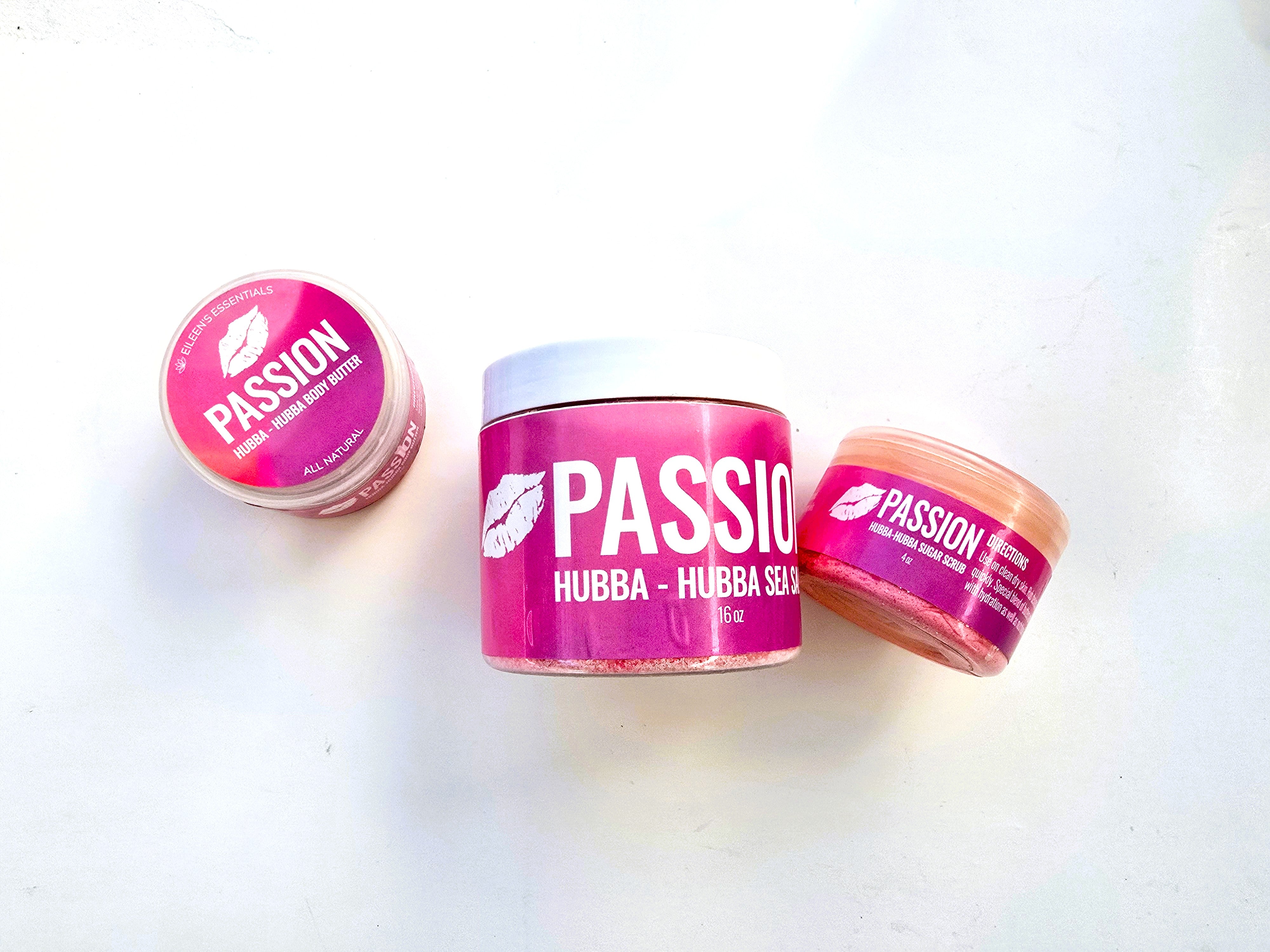 Skincare Collection/Sugar Scrub; "PASSION" (Hubba-Hubba)