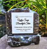 UGLY SOAP - BEAUTIFUL SKIN (pine, sandalwood & orange spice) Artisan Soap