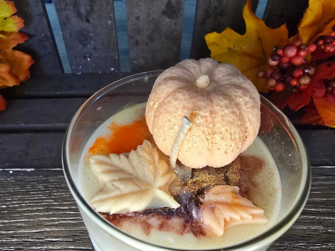 Signature Scent Candle; Welcome Autumn