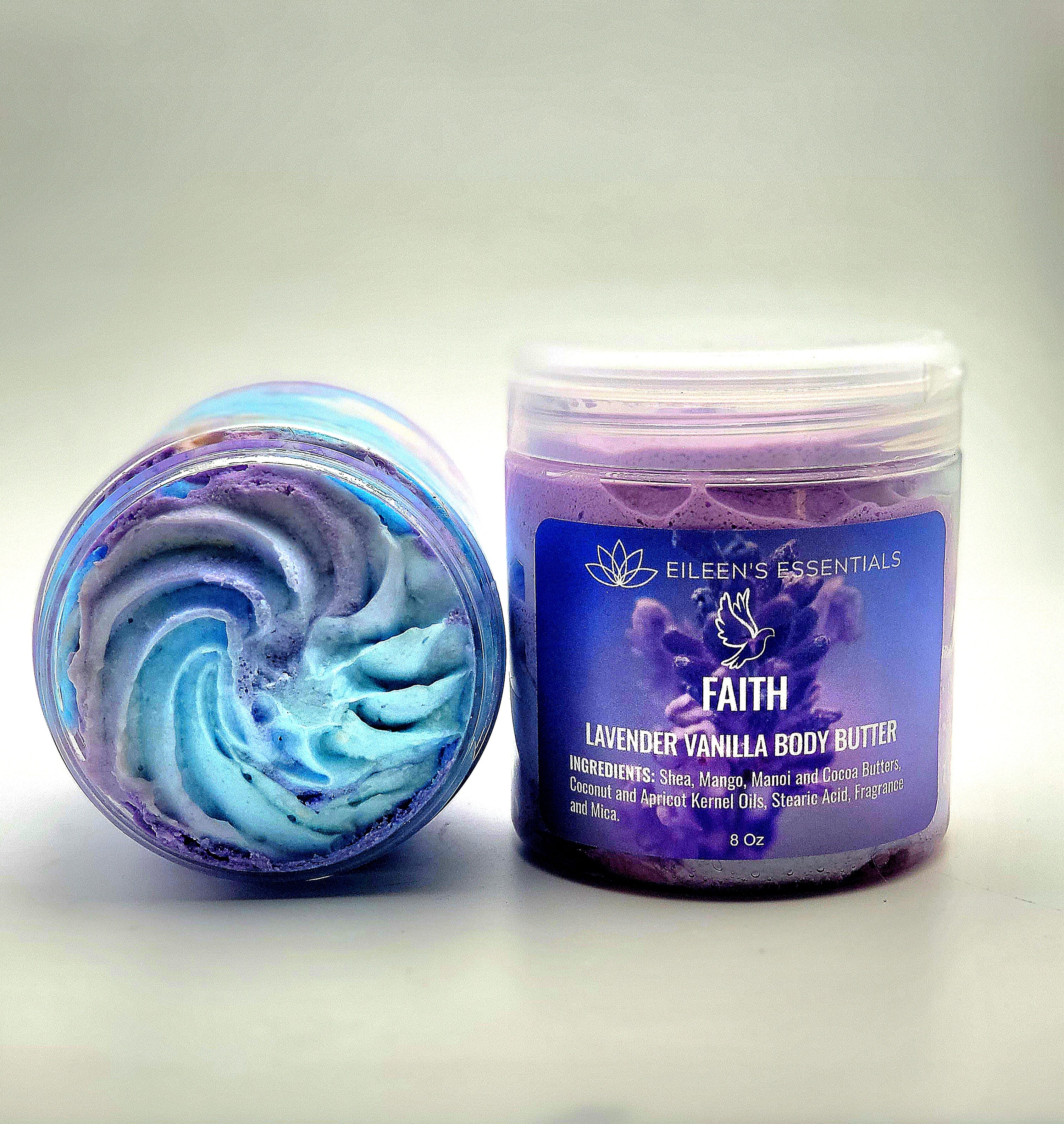 Whipped Luxury Shea Body Butter; FAITH (Lavender Vanilla)