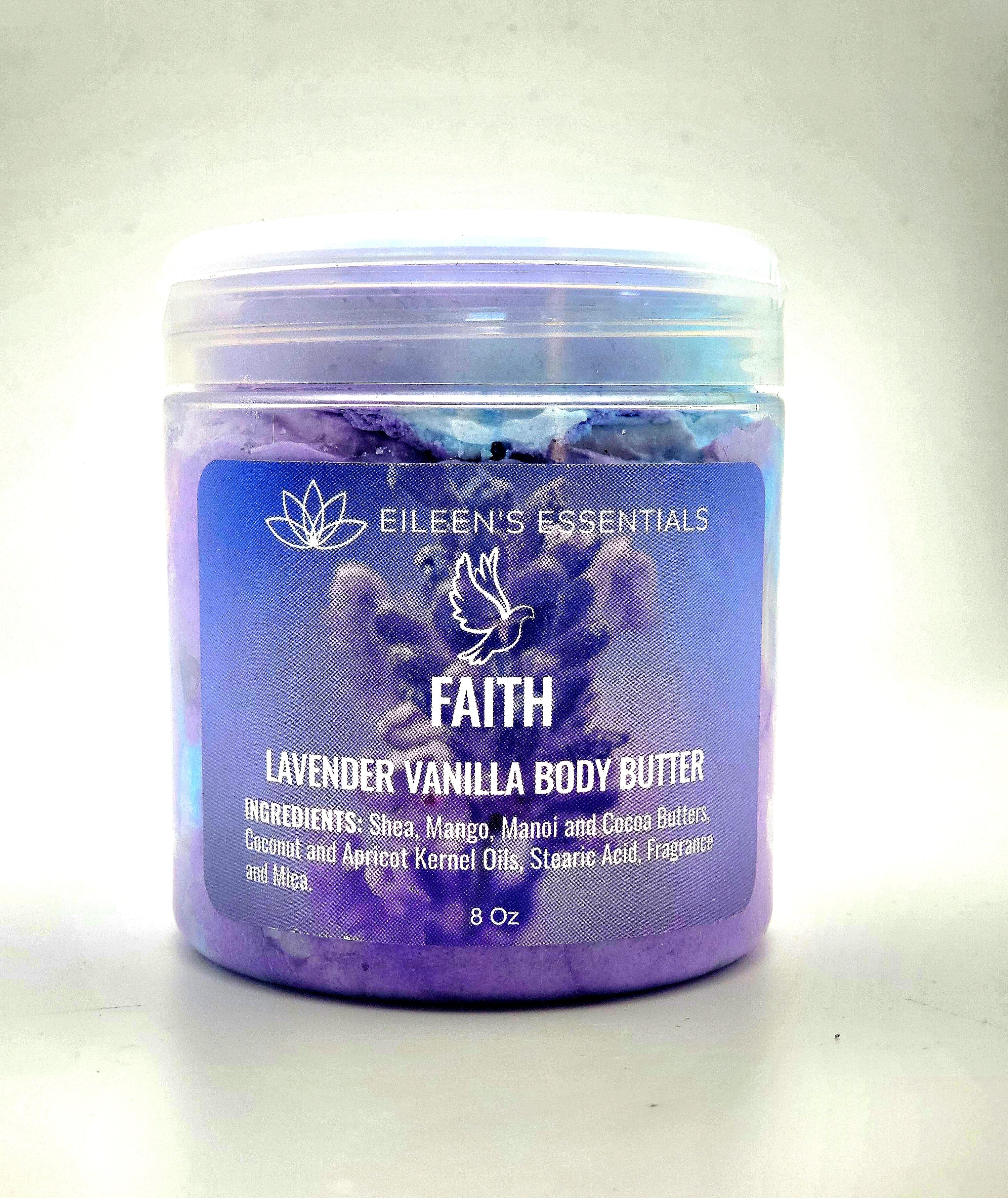 Whipped Luxury Shea Body Butter; FAITH (Lavender Vanilla)