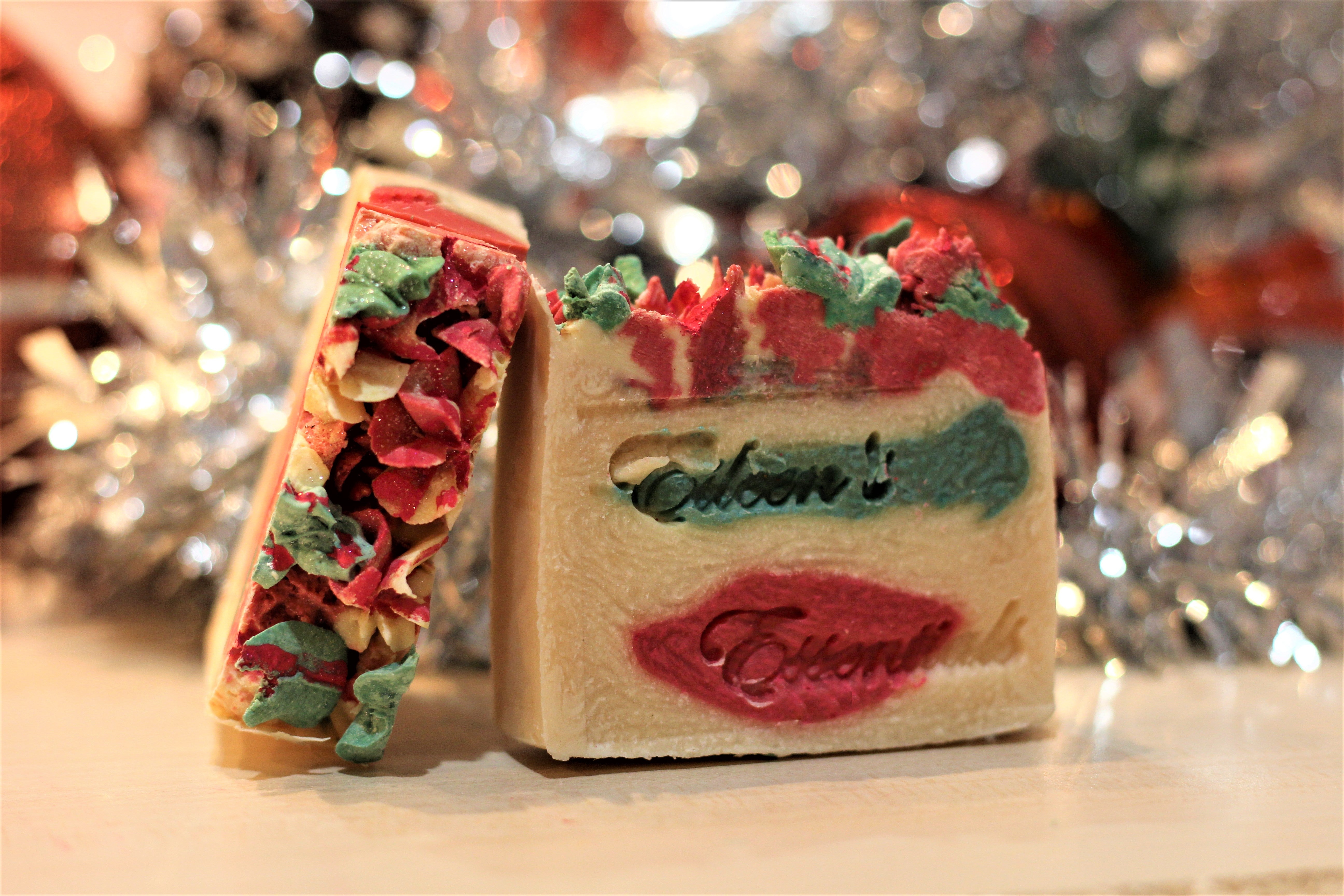 Happy Holidays Soap Deal; 3 Holidays Soaps