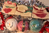 Holiday Combo Deal; 3 Holidays Soaps + 3 Pack Bath Bombs Gift Set