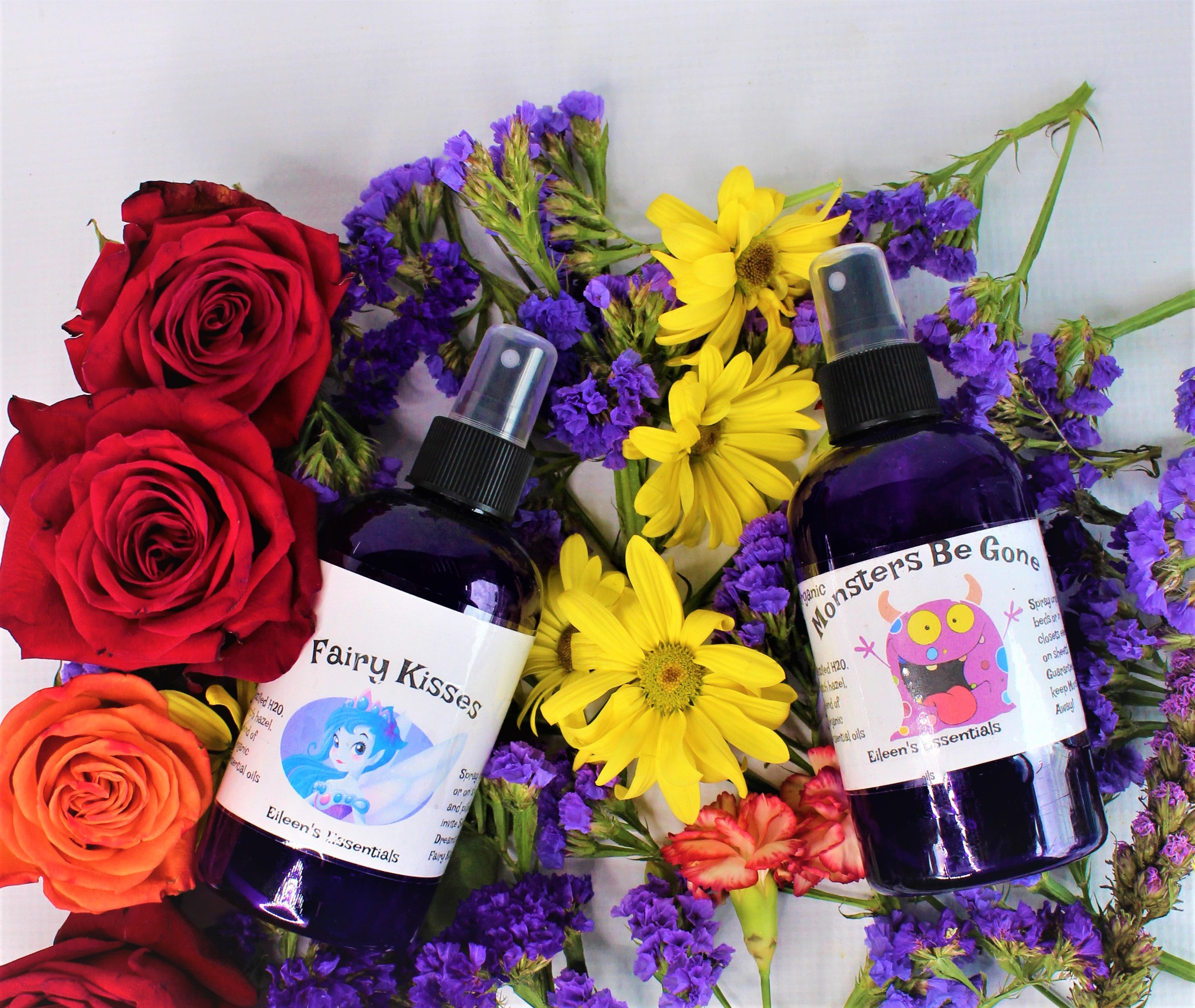 CHILD Linen/Sheet Sprays: Organic Monster's Be Gone or Fairy Kisses