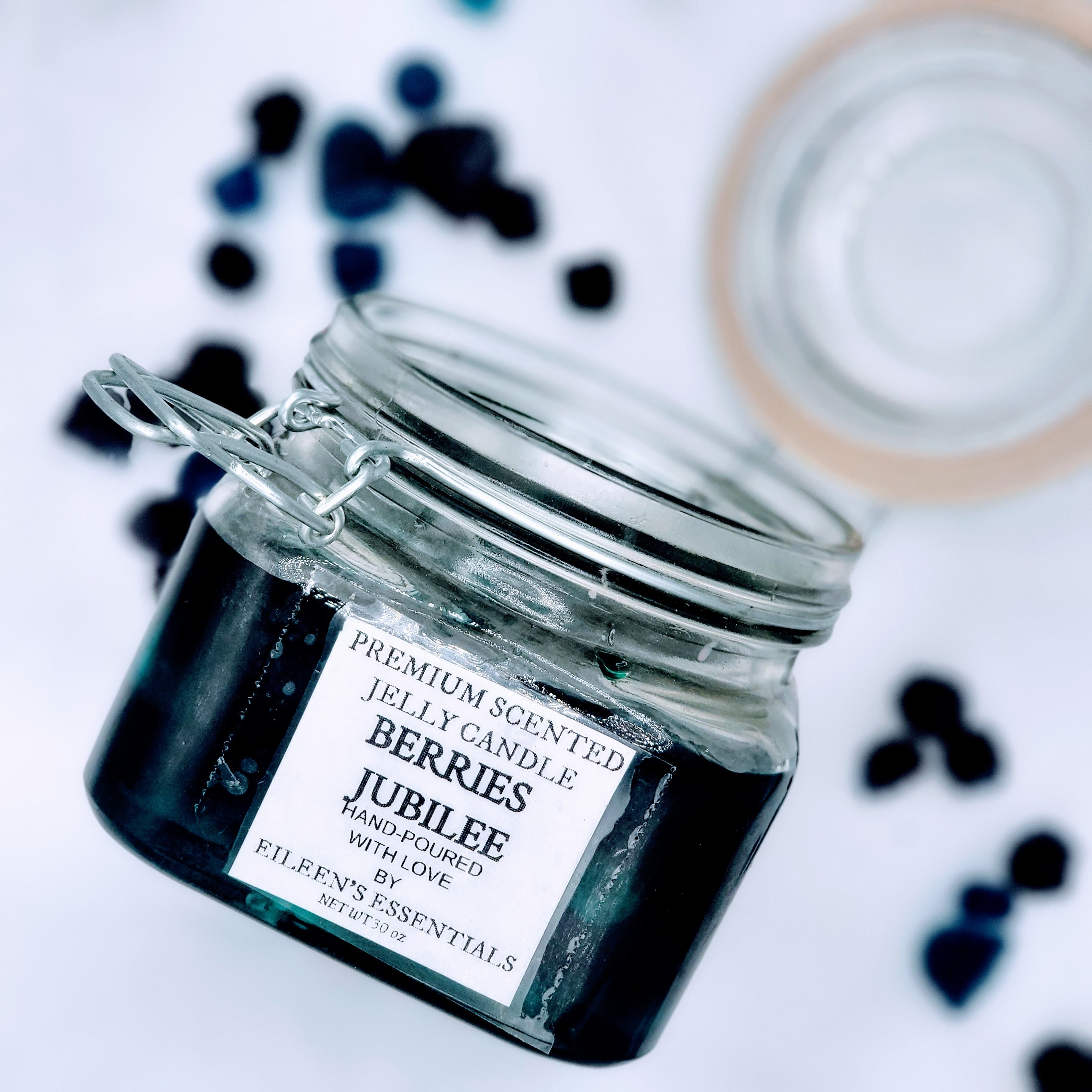 Jelly Candles; Berries & Cream