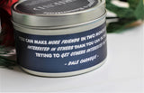Inspirational Travel Candle; FRIEND - Eileen's Essentials