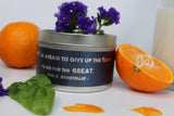 Inspirational Travel (tin) Candle; SUCCESS - Eileen's Essentials