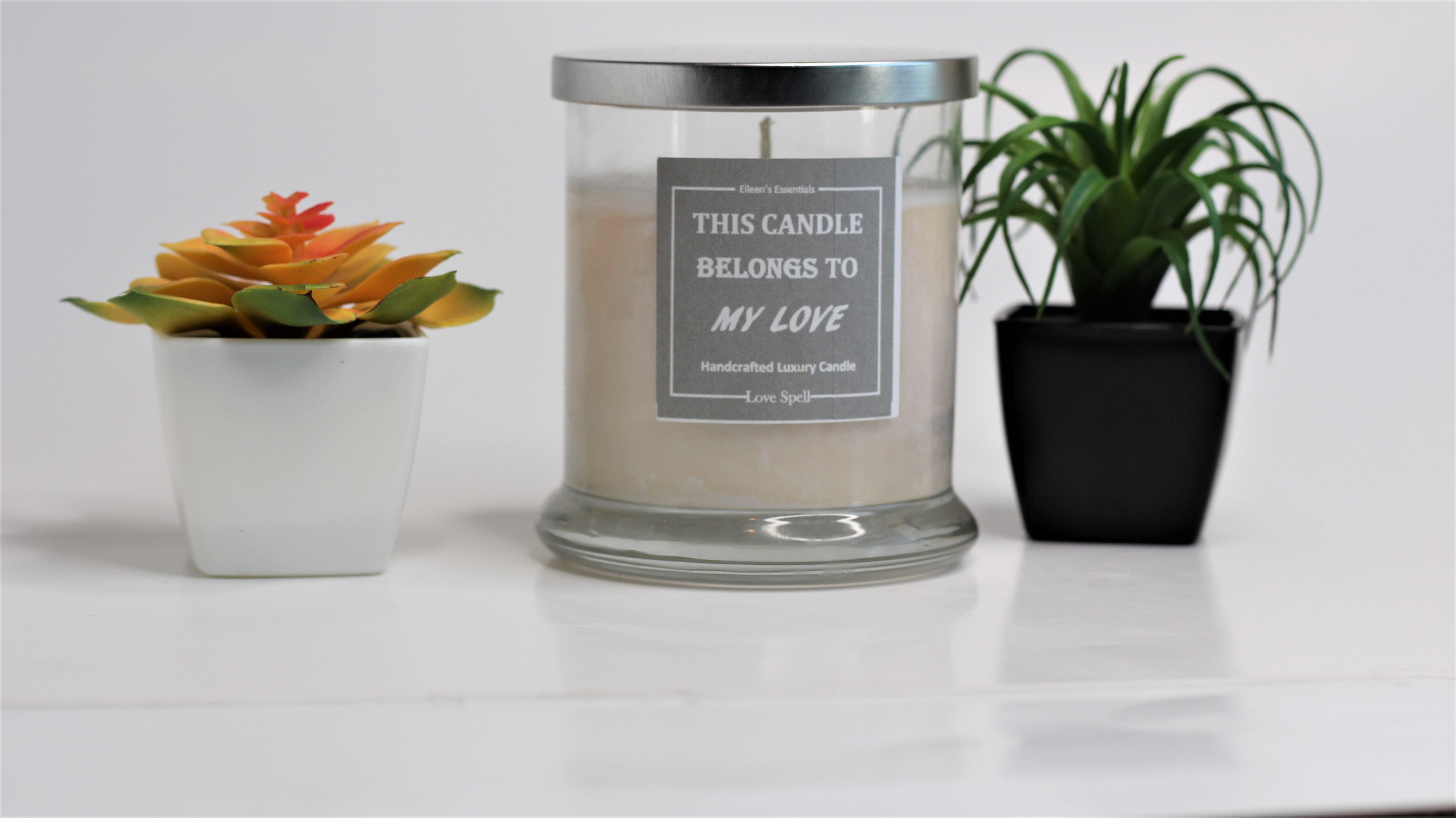 Signature Scent; THIS CANDLE BELONGS TO MY LOVE