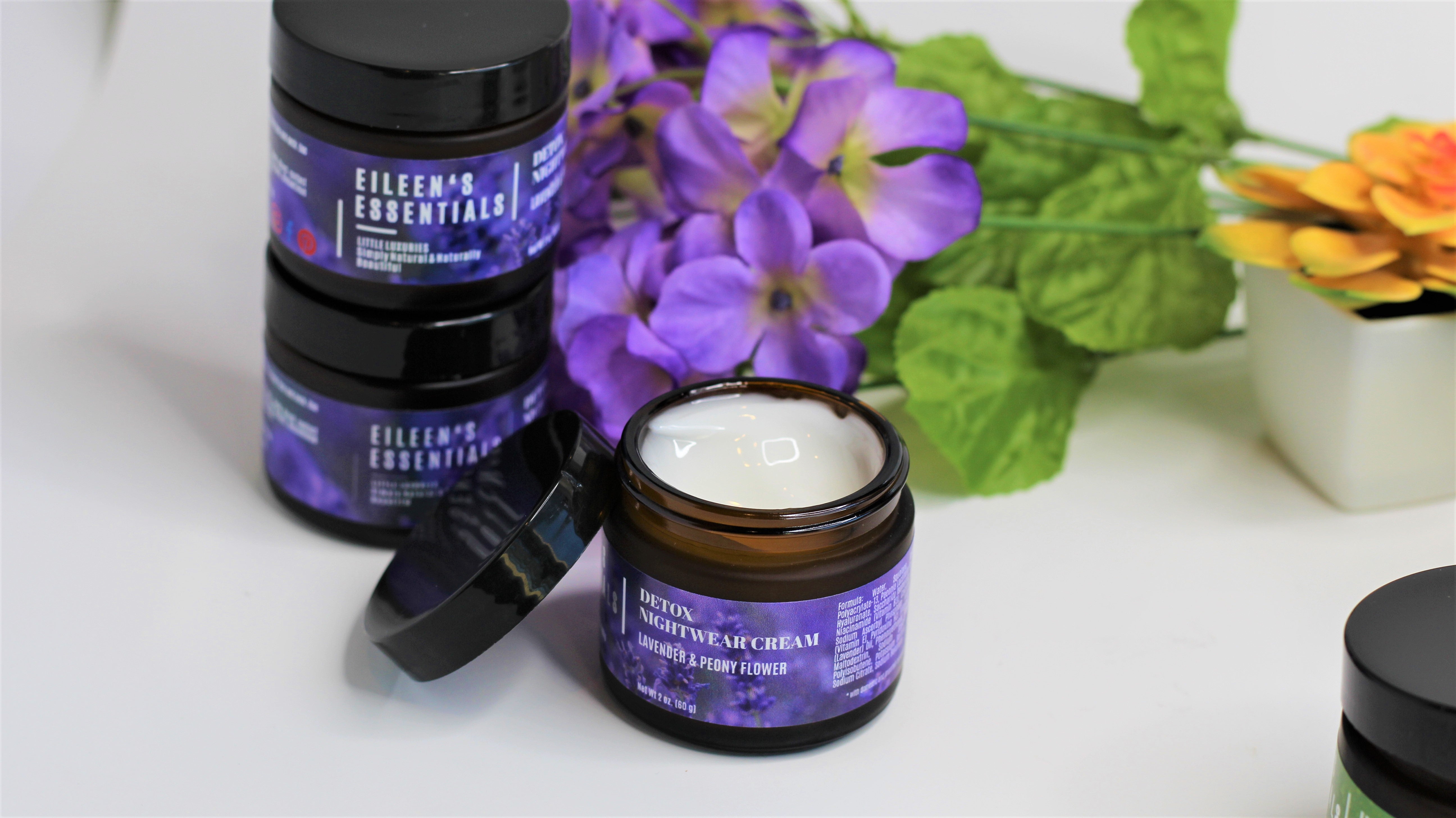 Detox Nightwear Cream  with Lavender & Peony Flower