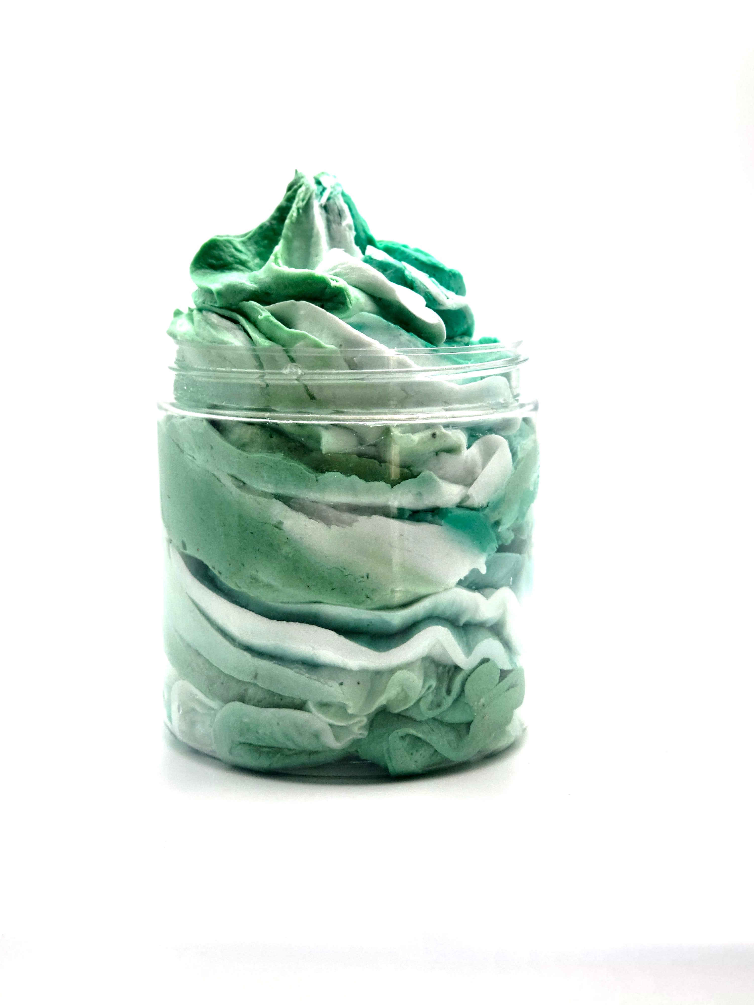 Whipped Luxury Shea Body Butter; GRATEFUL (Matcha Green Tea & Mint)