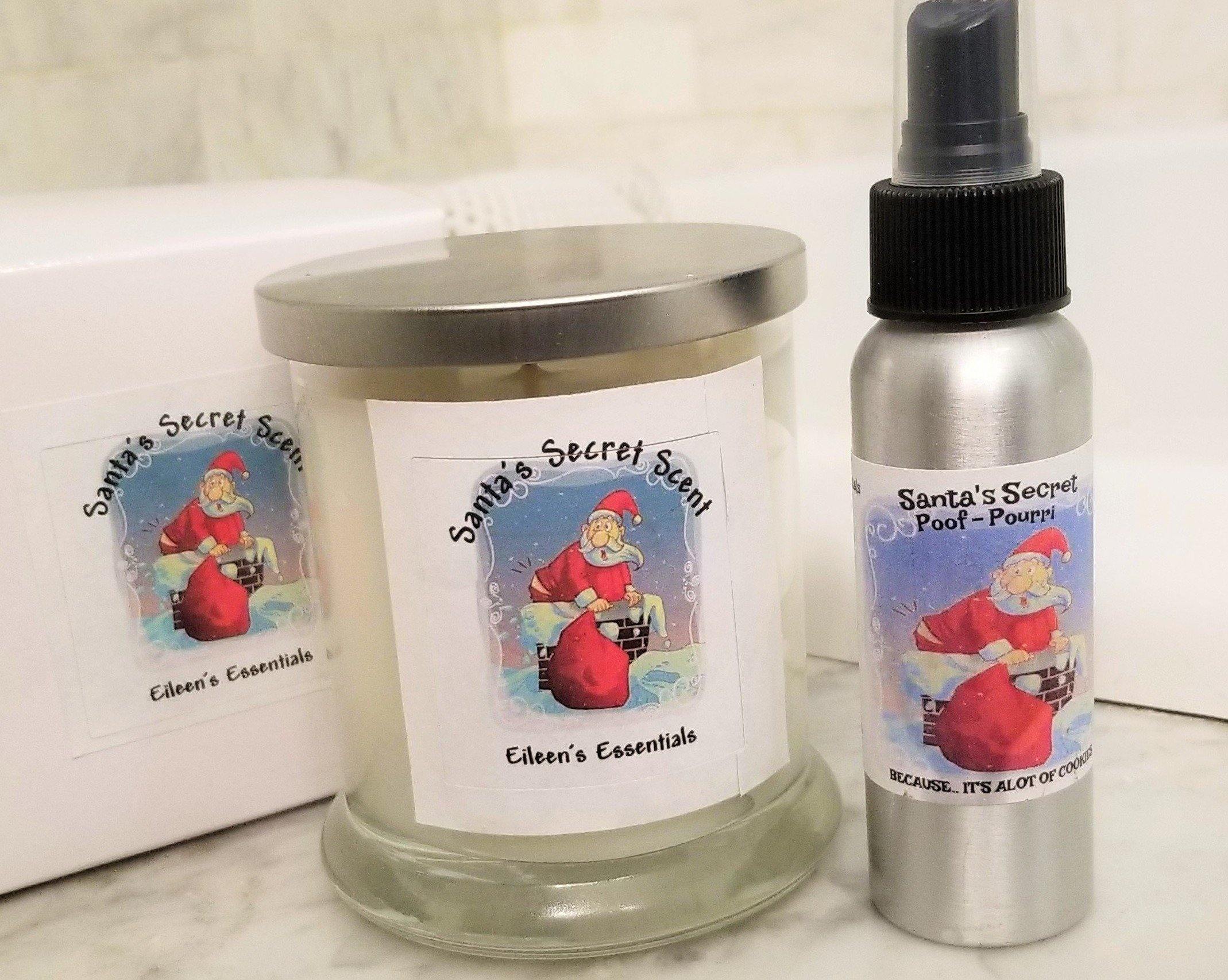 HOLIDAY; Santa's Secret Scent  Air- Freshener - Eileen's Essentials