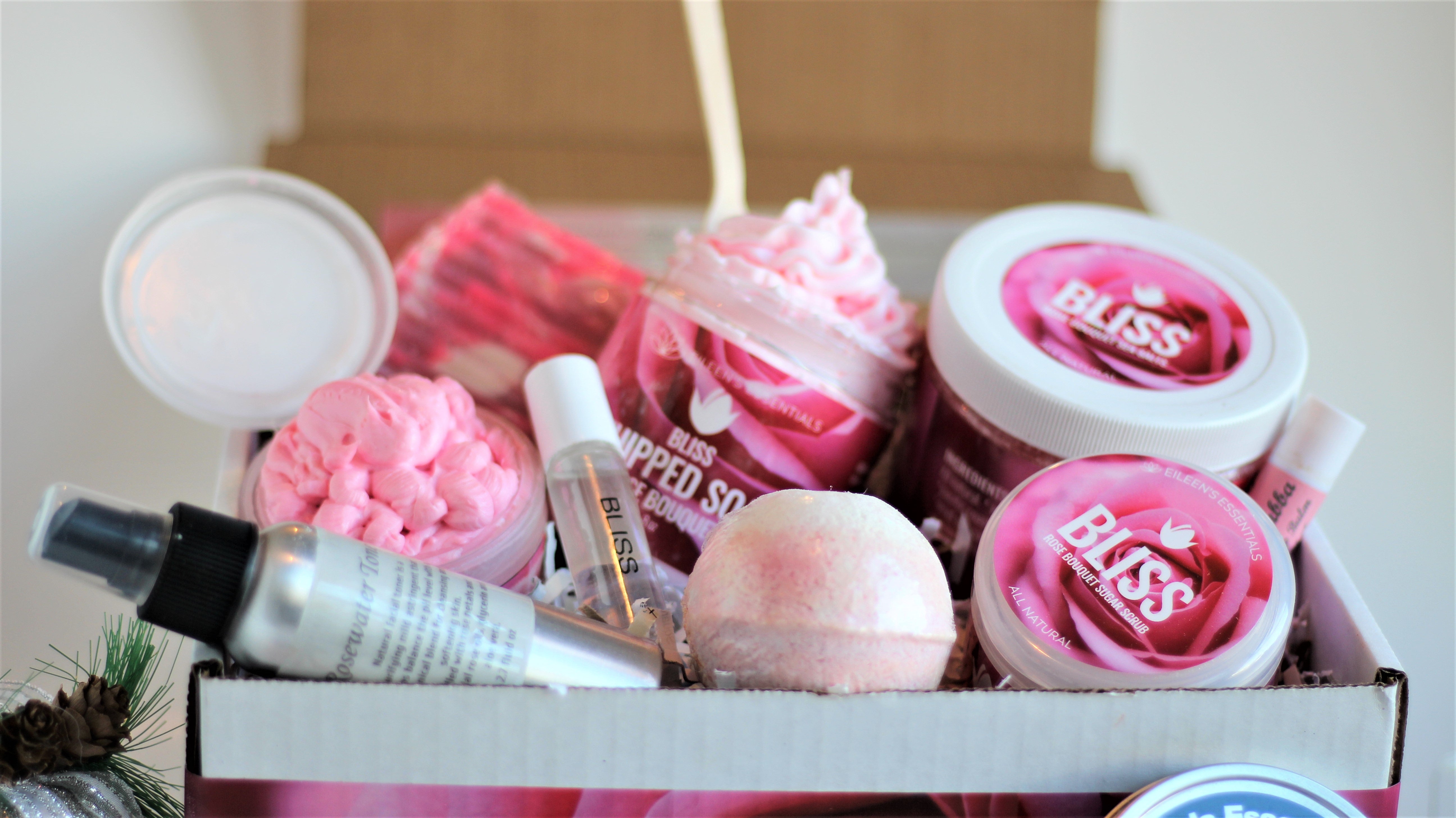 The Ultimate Spa Gift Set; "BLISS" (Fresh Cut Roses)