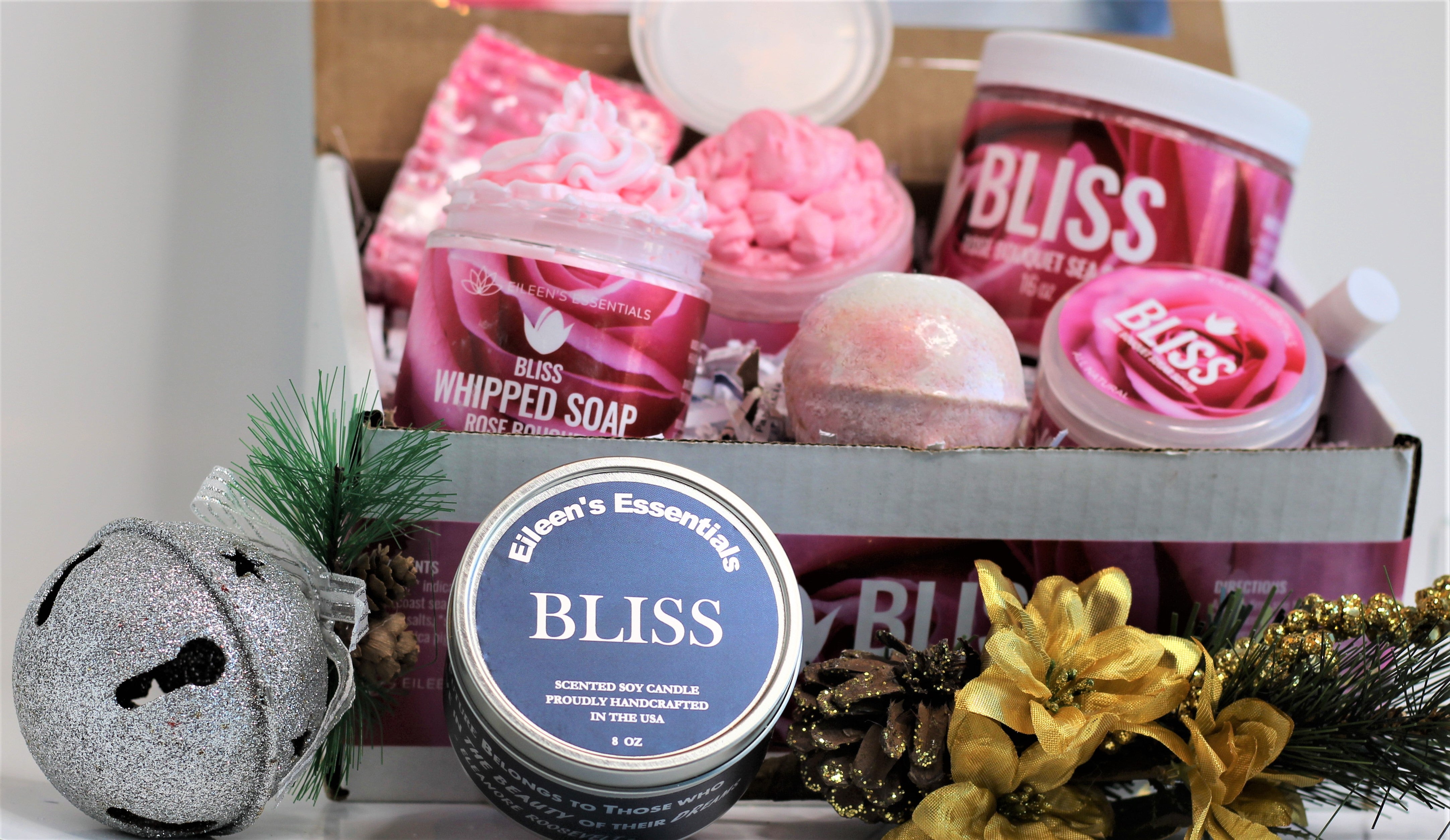 The Ultimate Spa Gift Set; "BLISS" (Fresh Cut Roses)