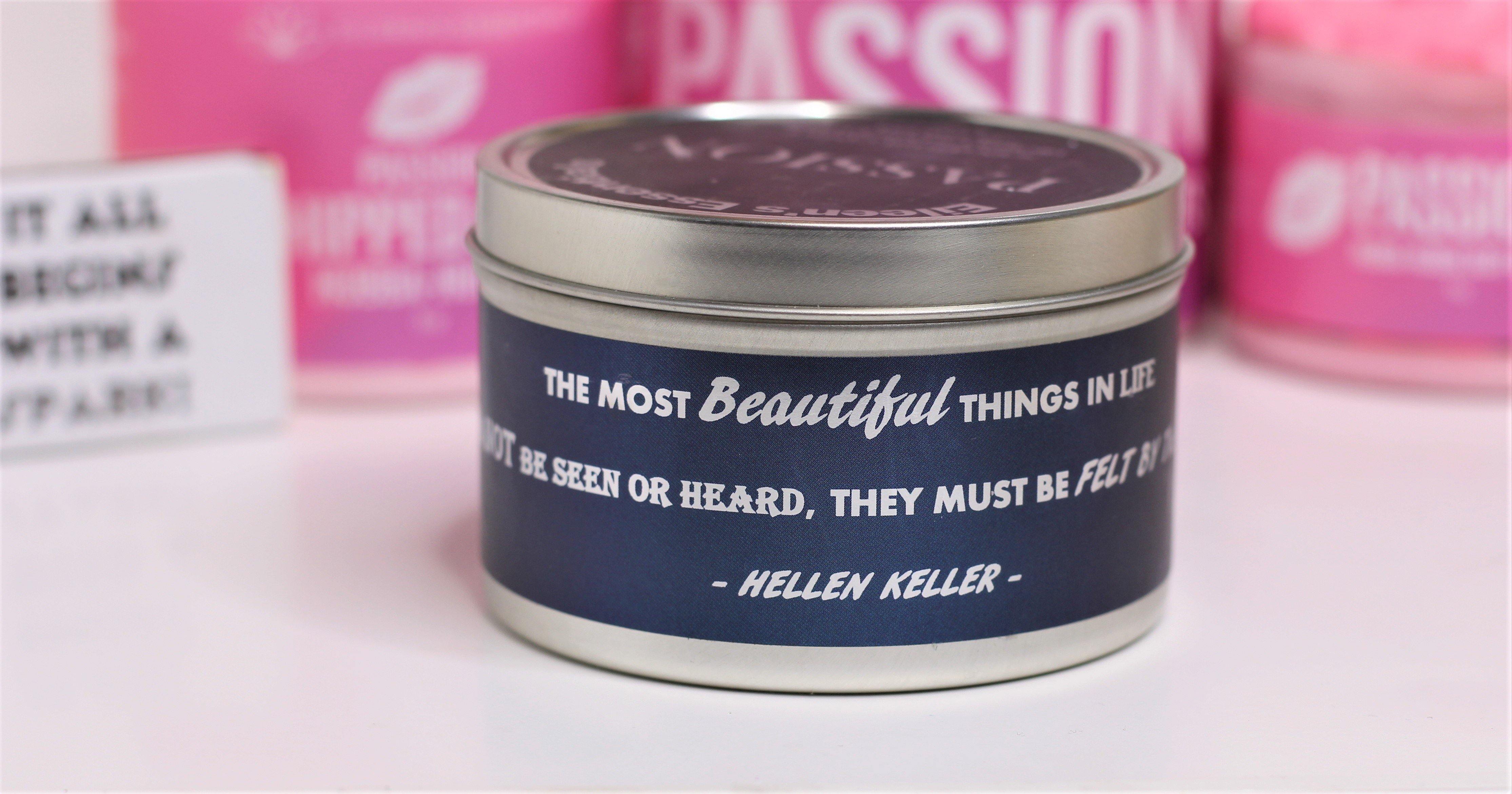 Inspirational Travel Candle; PASSION - Eileen's Essentials