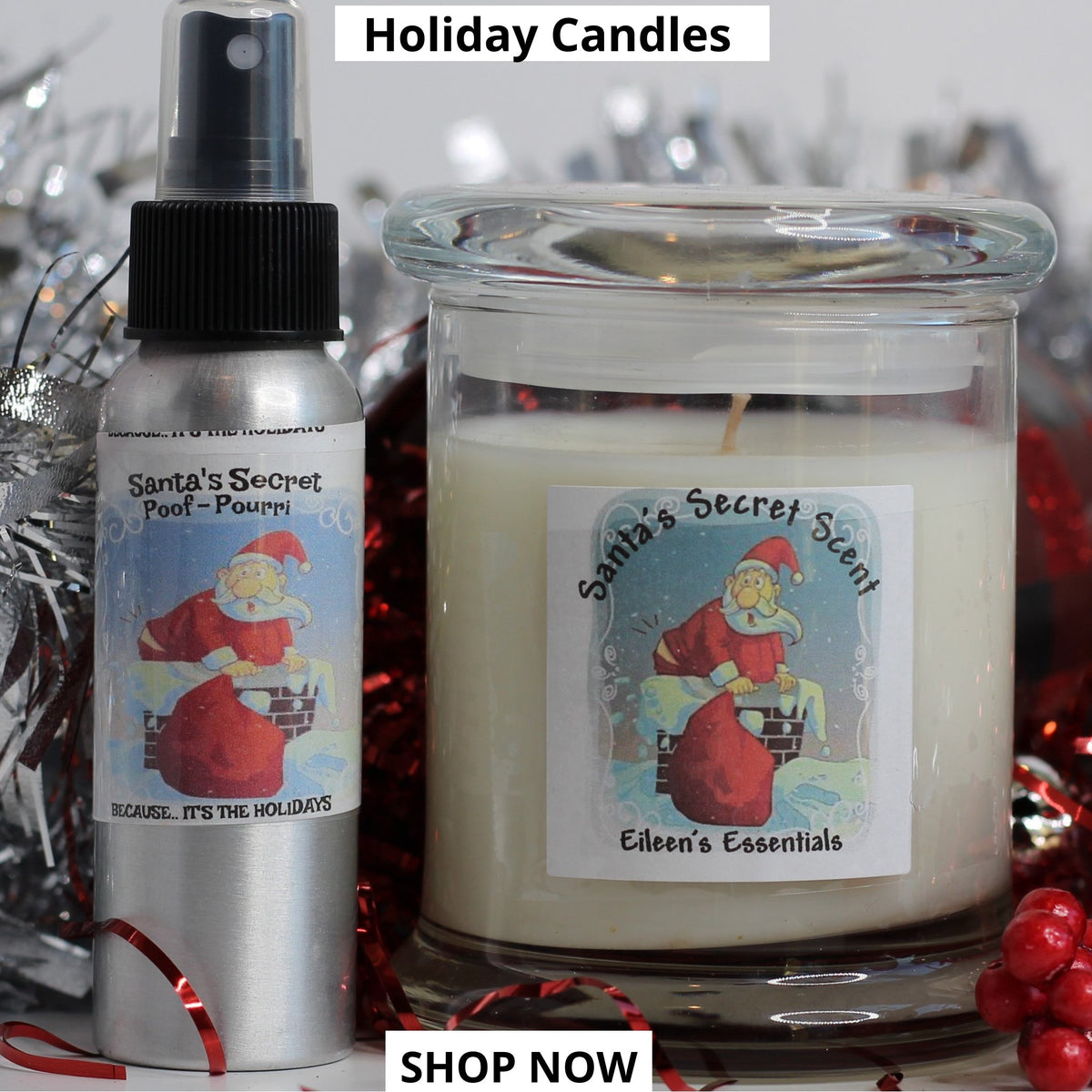 HOLIDAY CANDLES - Eileen's Essentials