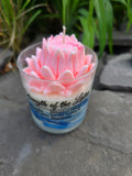 FLOWER CANDLES; The Strength of The Lotus (Multiple Colors)