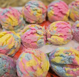 Cup of Super Bubbly Bubble-Bath Scoops (Unicorn Poops)