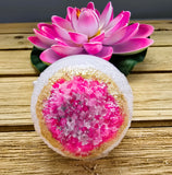 ROSE QUARTZ GEODE Bath Bomb