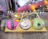 Christmas Bath Bomb Trio Gift Set (NEW)