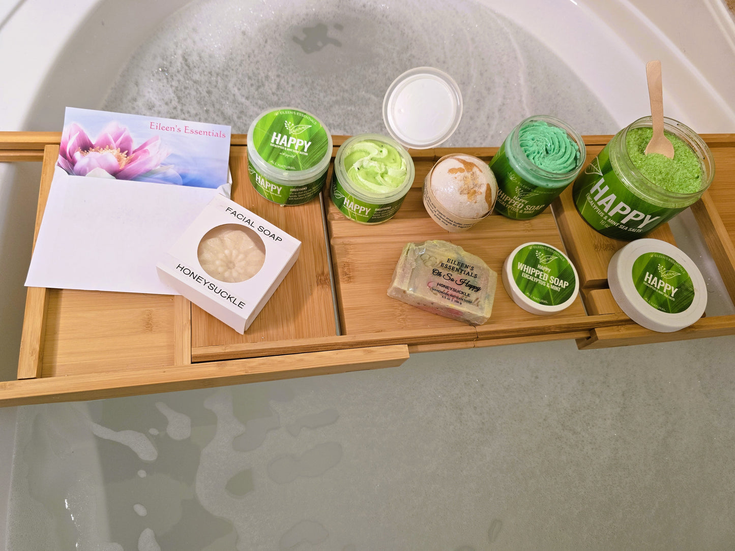 The Ultimate Spa Gift Set; "HAPPY" (Eucalyptus & Mint)