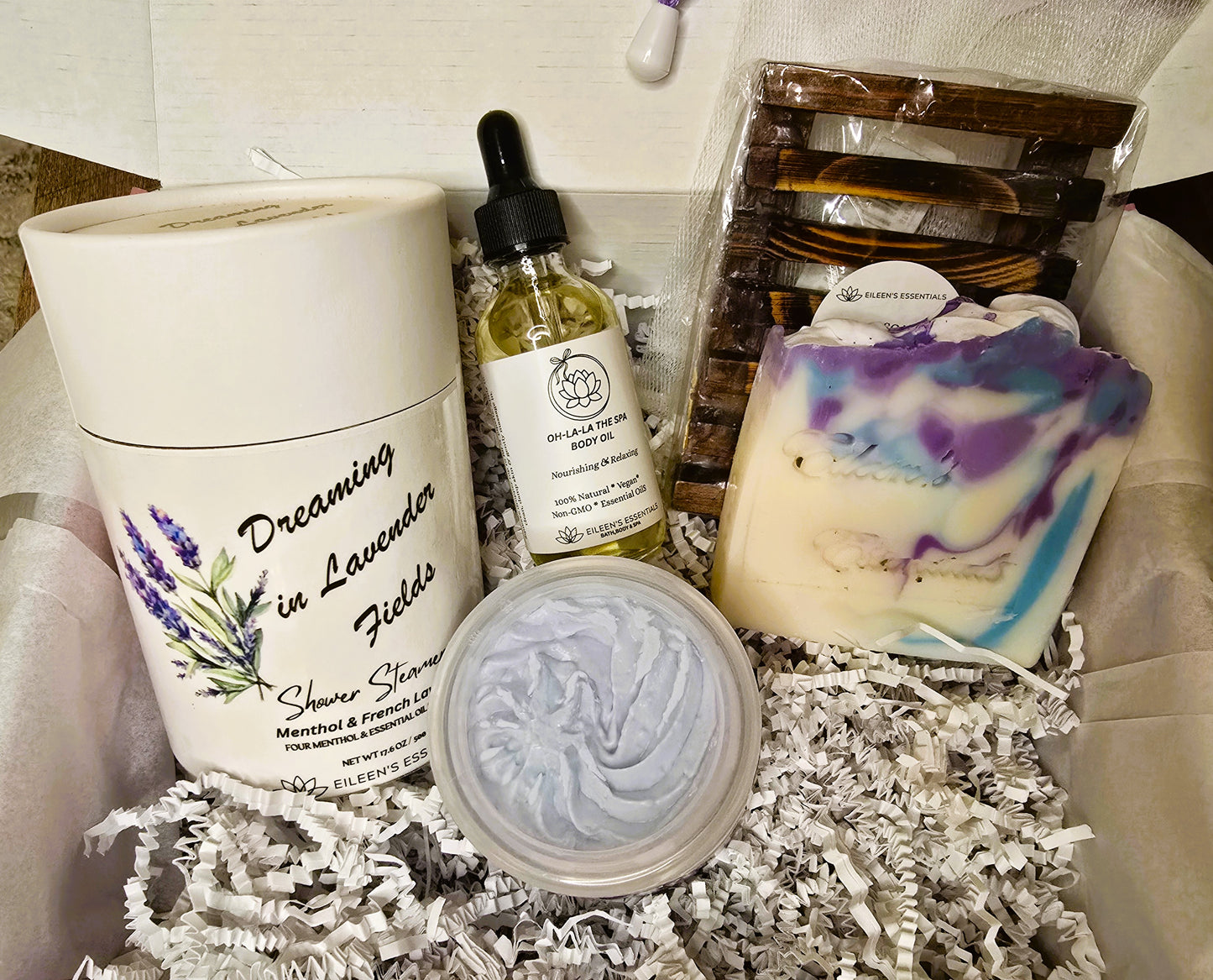 Limited Release; Shower Steamer Gift Set; Dreaming in Lavender Fields (French Lavender & Vanilla)