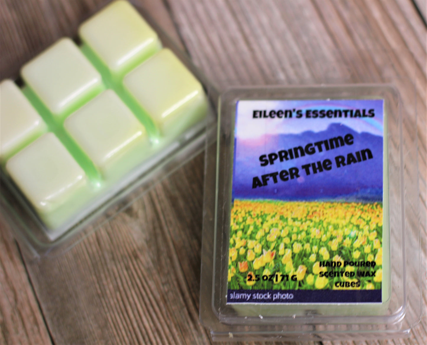 SPRINGTIME - AFTER THE RAIN (wood, fresh grass & wildflowers) Wax Melts