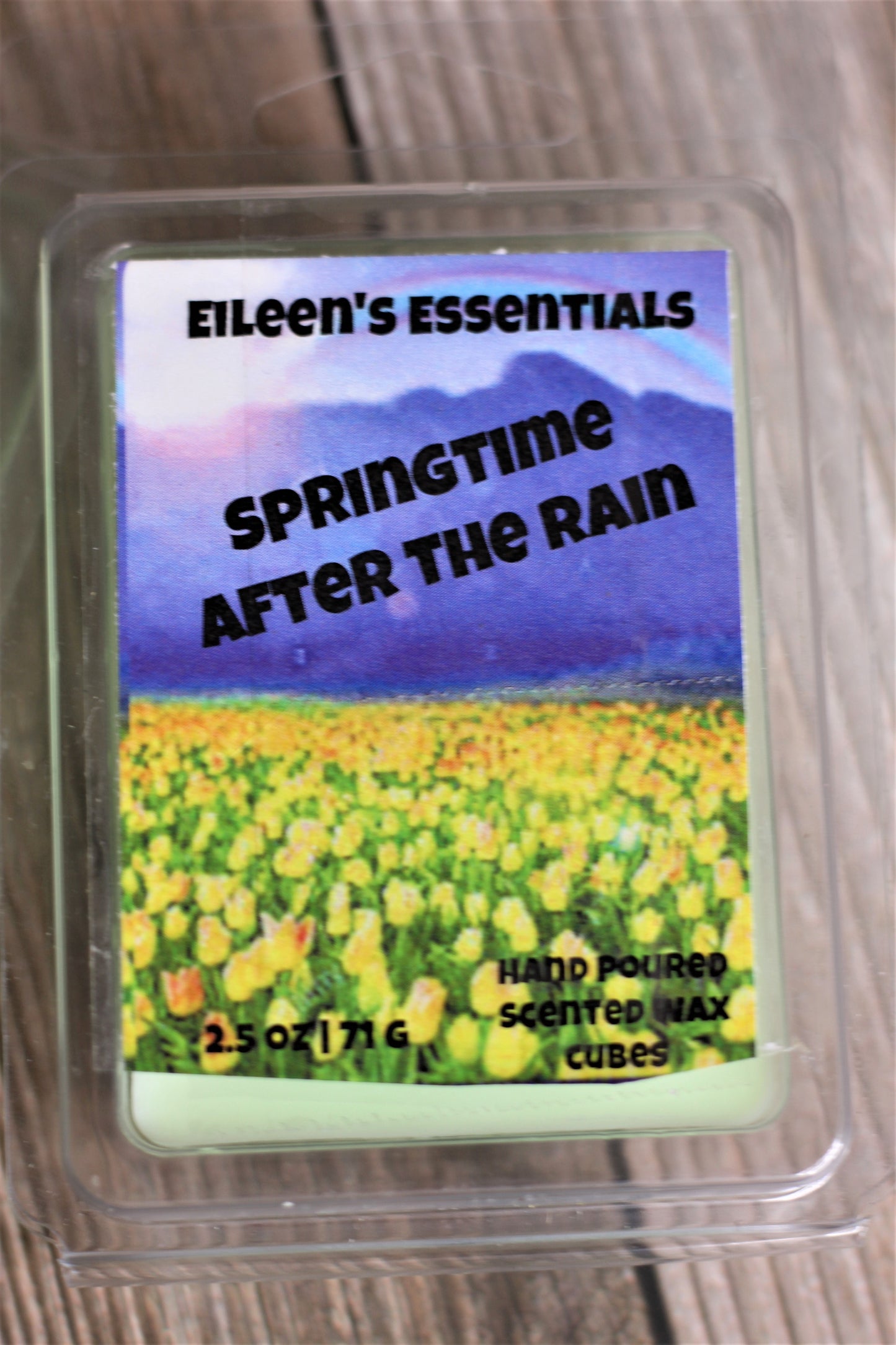 SPRINGTIME - AFTER THE RAIN (wood, fresh grass & wildflowers) Wax Melts