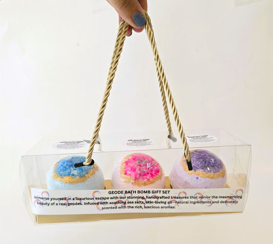 Magical Geode Bath Bomb Gift Set