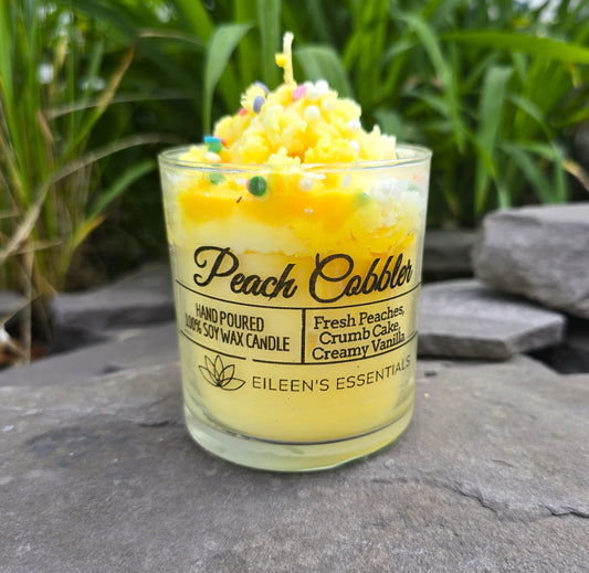DESSERT CANDLE; Peach Cobbler